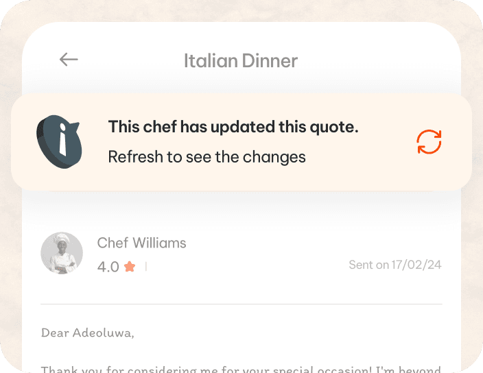 Get Updated Quotes